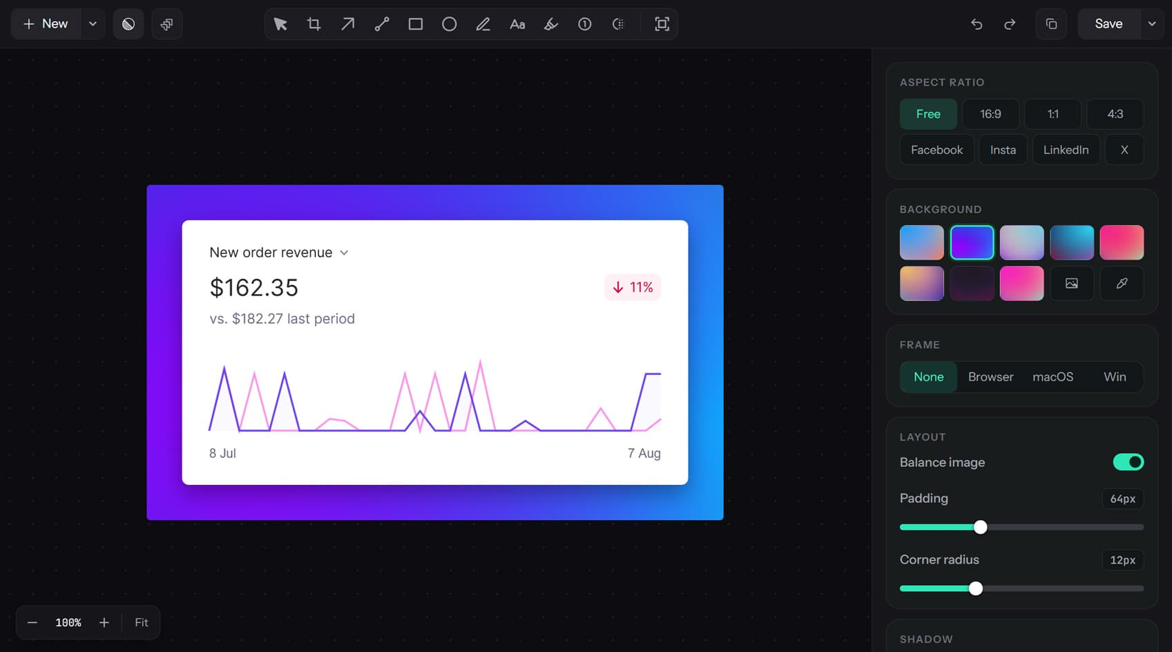 Lumshot app view